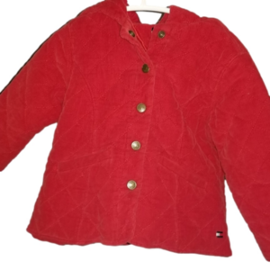 Tommy Hilfiger Kids Corduroy Hoodes Coat 2T